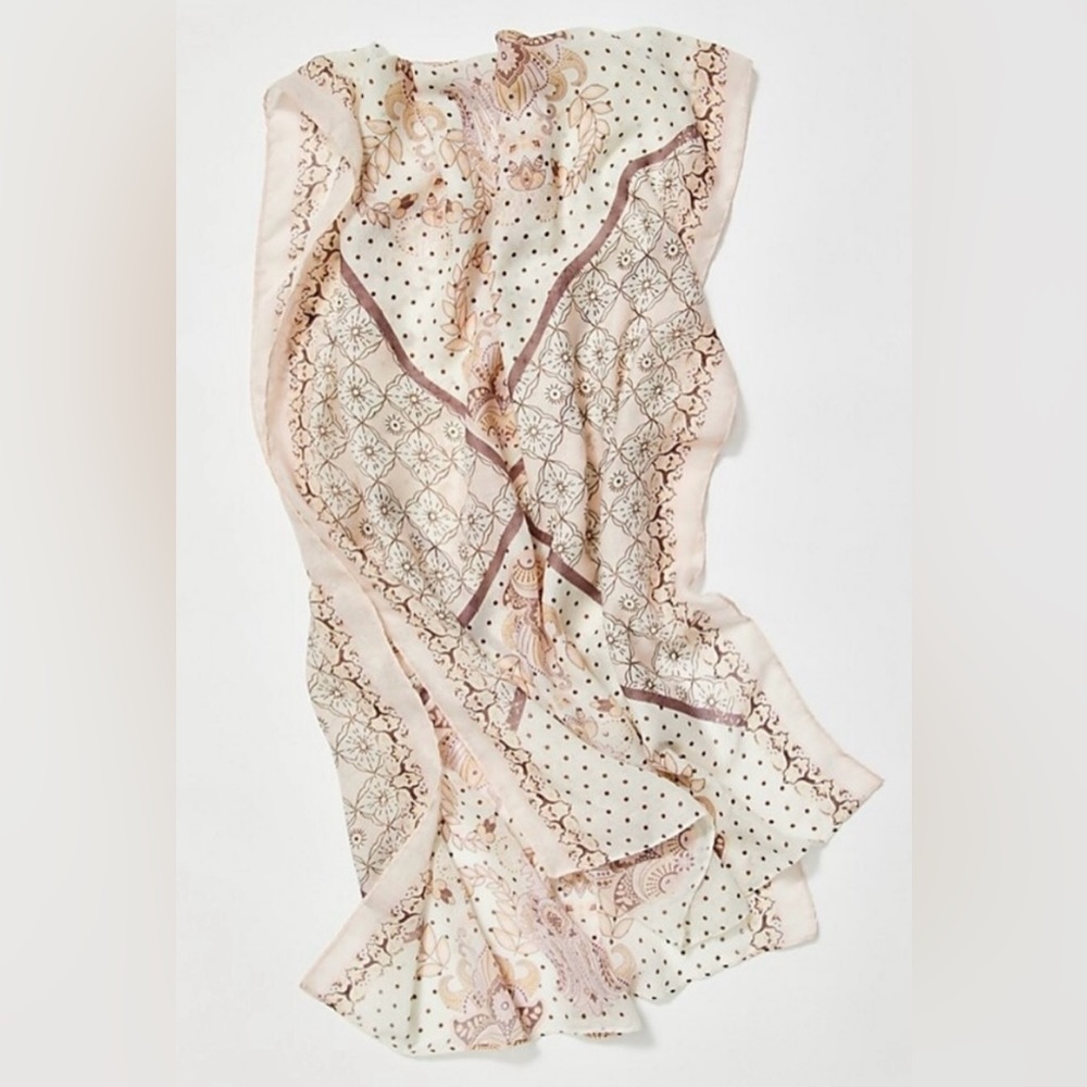 NWOT Free People Playa Mixed Print Scarf Sarong - Picture 2 of 6